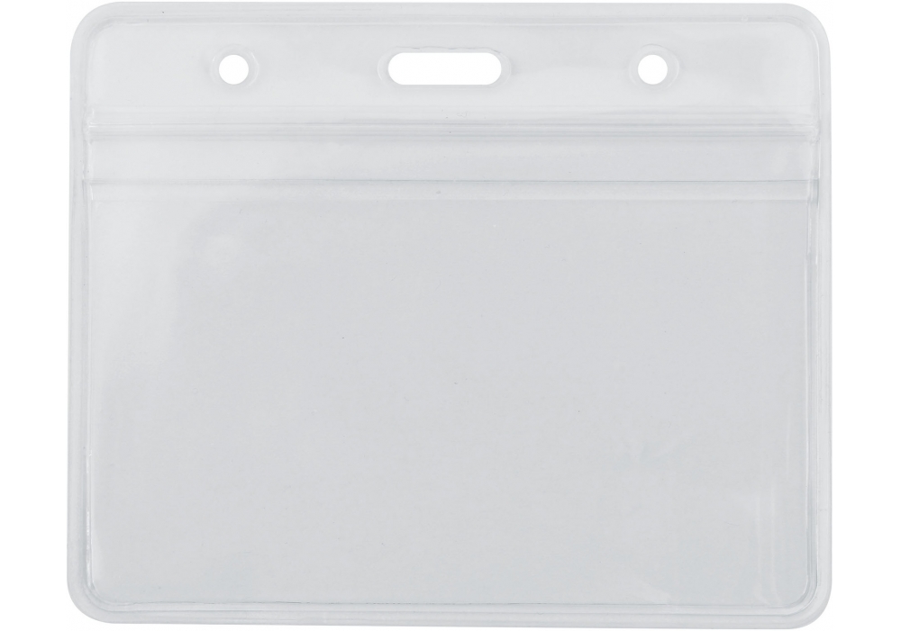 Бейдж горизонтальний PVC 108×70мм, замок zip lock