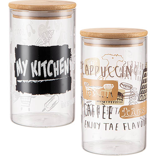Банка для сипучих продуктів прод. скло «My kitchen» 1л