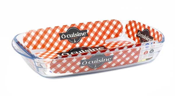 Форма для запікання «O Cuisine» 35×22см скло прямокутна /19965