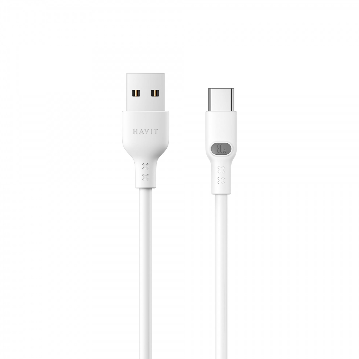 Кабель USB> Type-C HV-CB6282 1м white