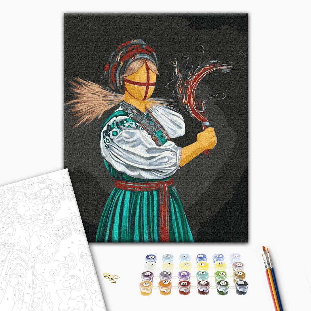 Картини по номерах акрилові «Серпень» 40×50см