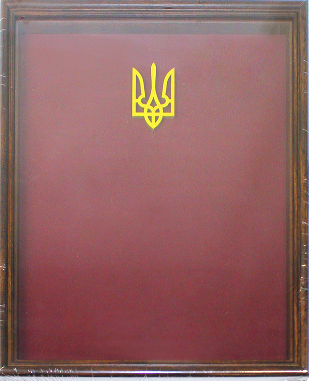 Рамка для нагород 36×46см червоний оксамит