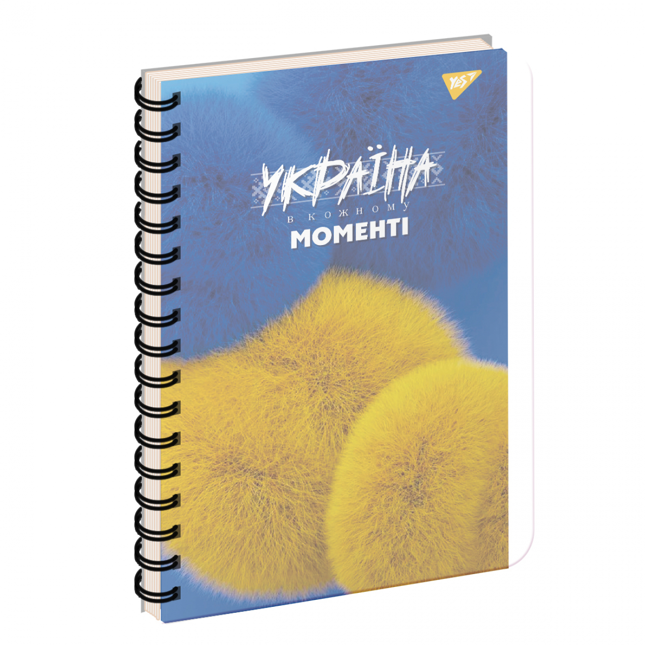 Зошит пруж. А4 144 аркуші пластиковий обкладинка «Ukraine at every moment»