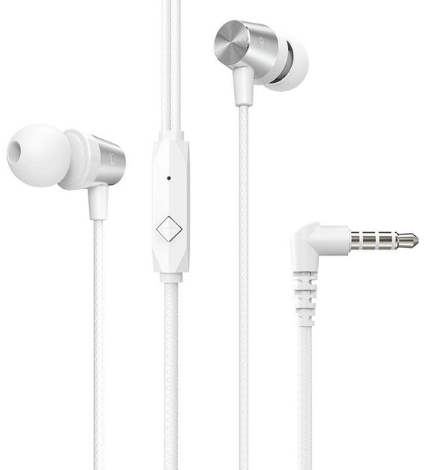 Навушники вакуумні M79 1,2м white+мікрофон