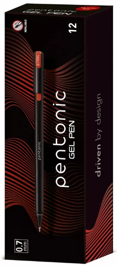 Ручка гелева Pentonic 0,7мм коричнева