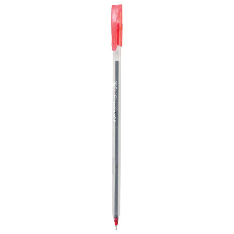 Ручка кулькова масляна Lazor Ink Tank-Jumbo 0,6мм червона