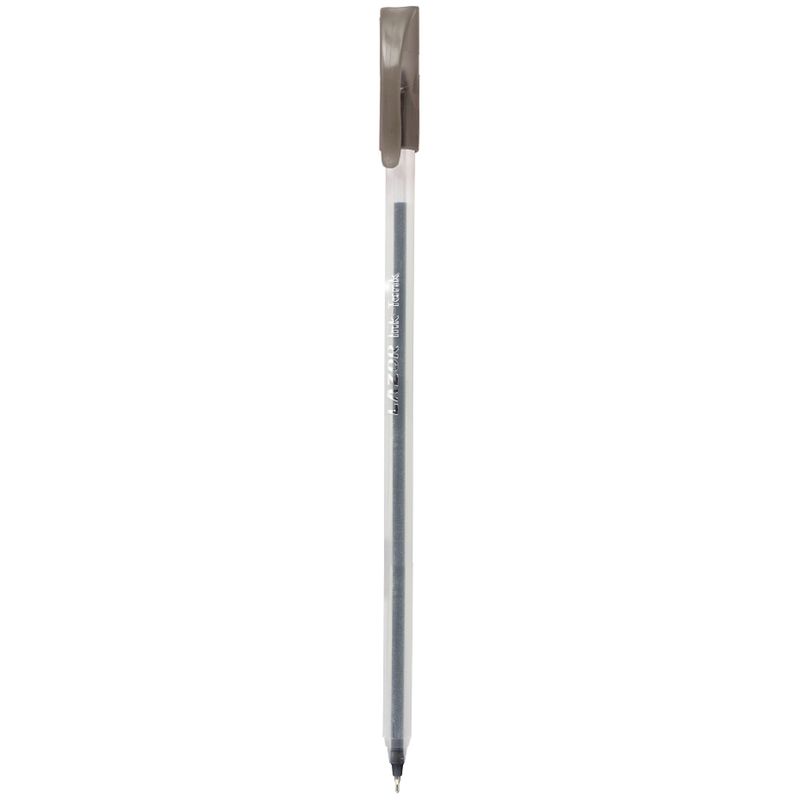 Ручка кулькова масляна Lazor Ink Tank-Jumbo 0,6мм чорна