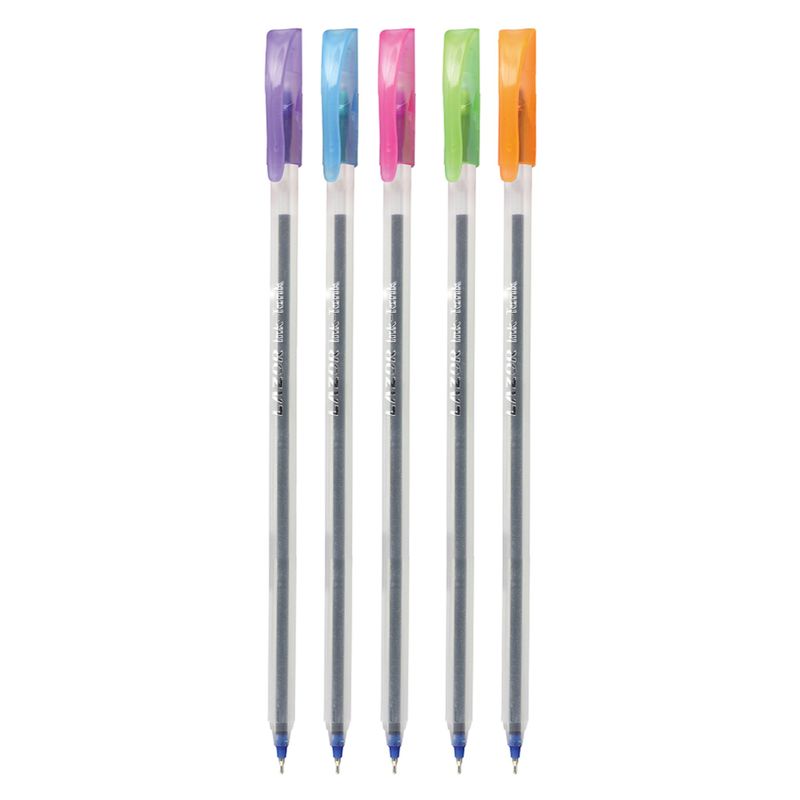Ручка кулькова масляна Lazor Ink Tank-Jumbo 0,6мм синя