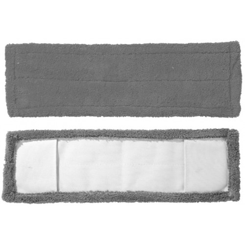 Запаска для швабри мікрофібра grey 42см