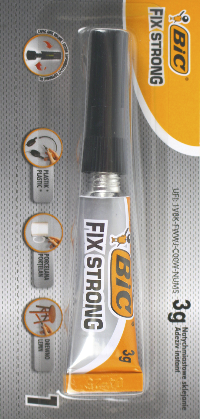 Суперклей «Bic» Міцна фіксація 3г