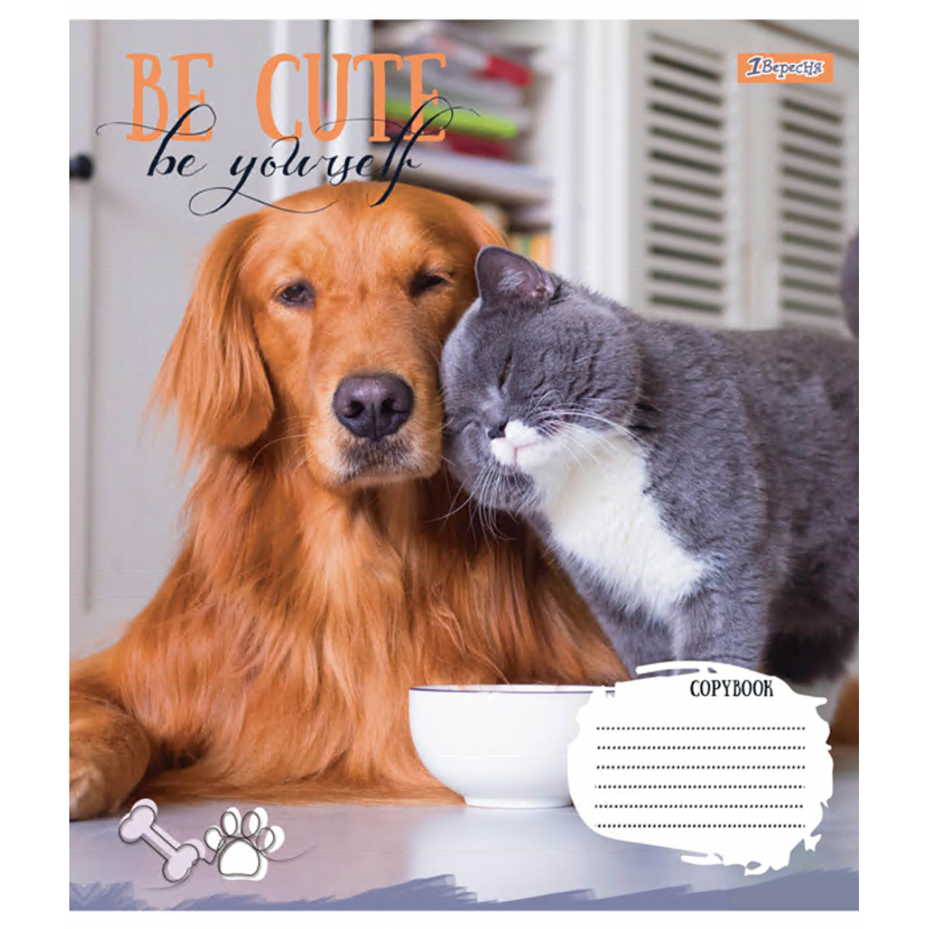 Зошит 12 аркушів коса лінія 1В Be cute