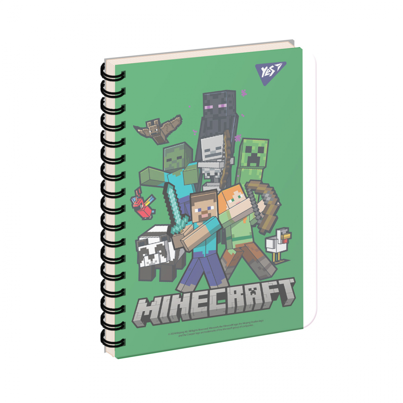 Блокнот пруж. В6 144 аркуші Minecraft