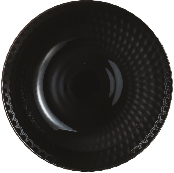 Тарілка супова скло «Luminarc. Pampille Black» 20см