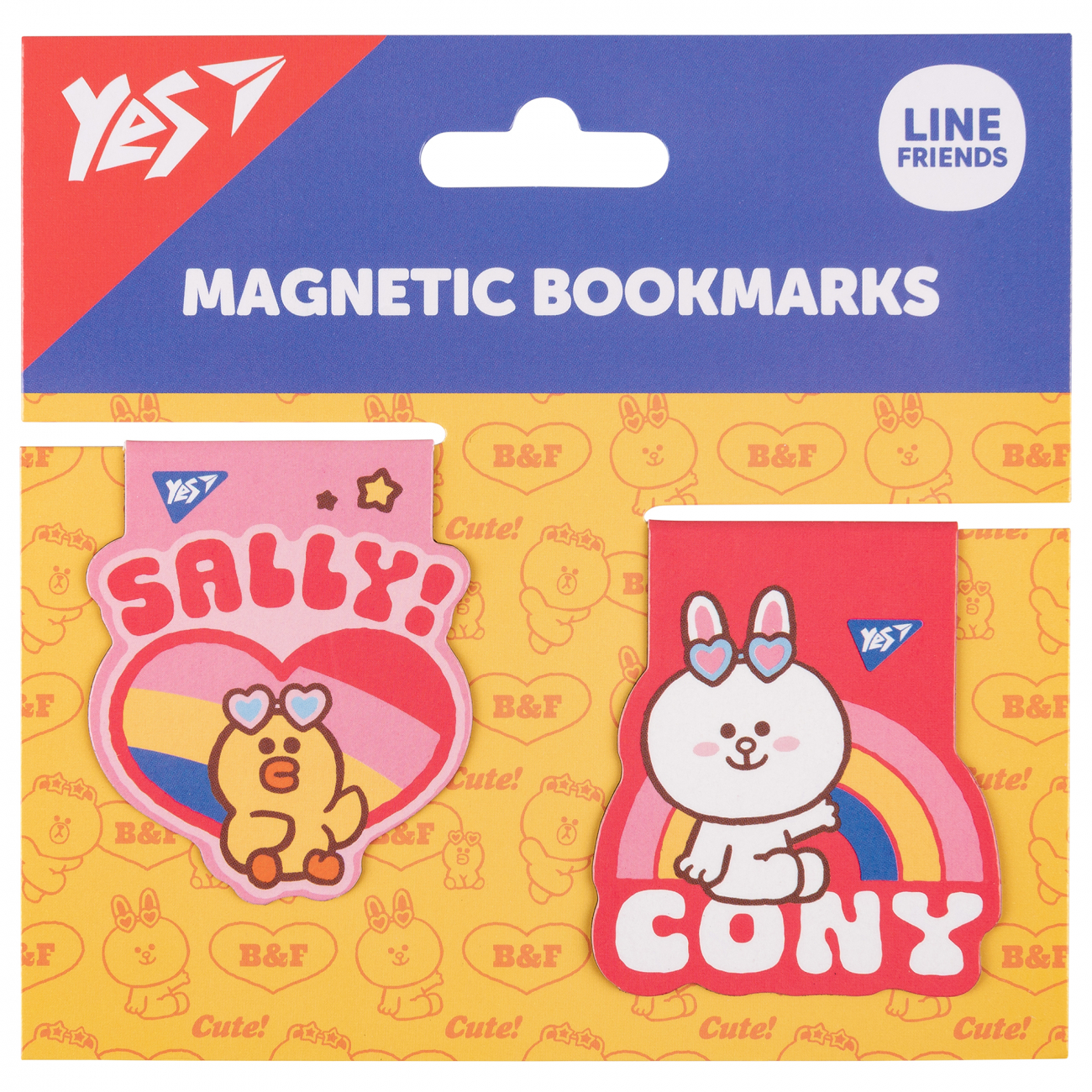 Закладка магнітна Line Friends Sally and Cony 2 шт