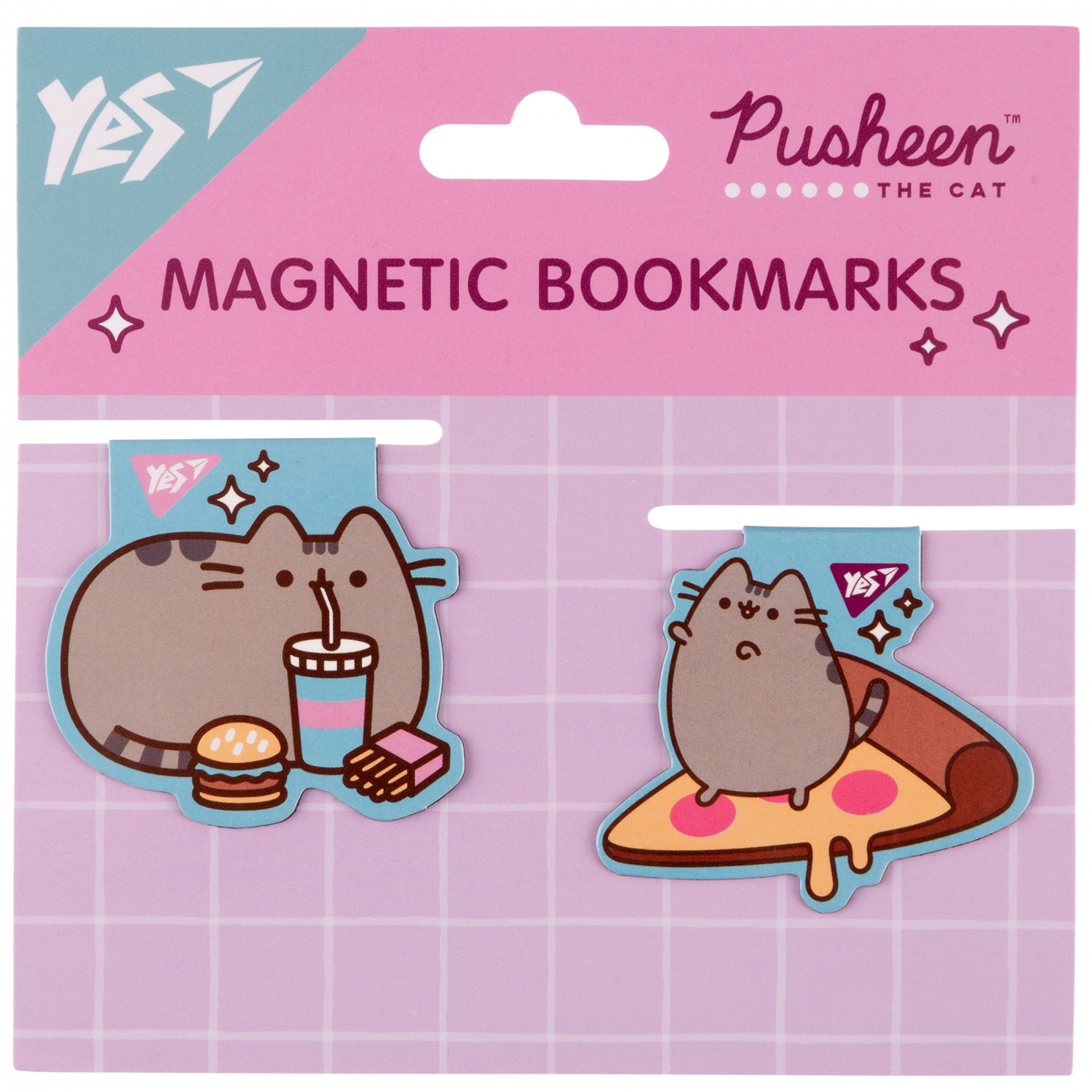 Закладка магнітна Pusheen food 2 шт