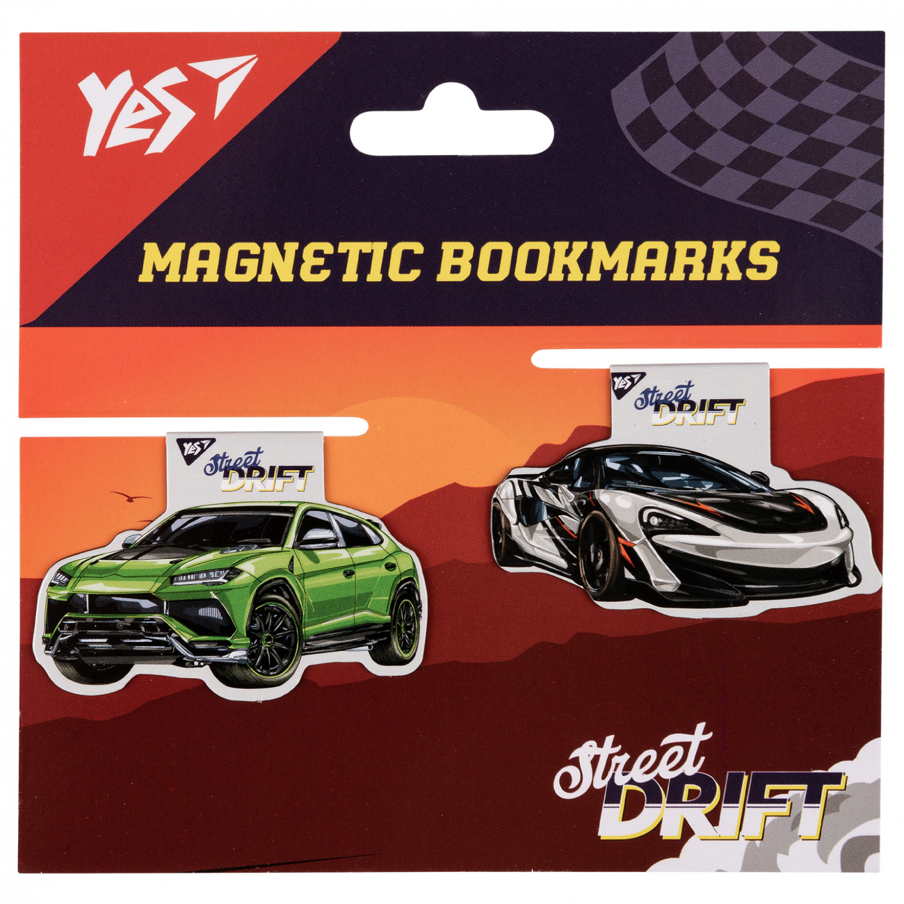 Закладка магнітна Super Street drift 2 шт