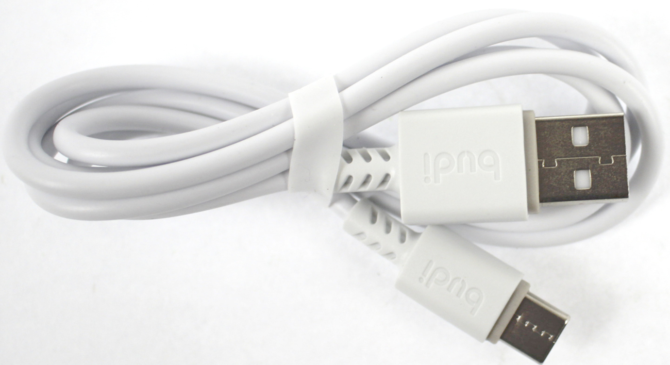 Кабель USB > Type C Budi 2.4A 1м white
