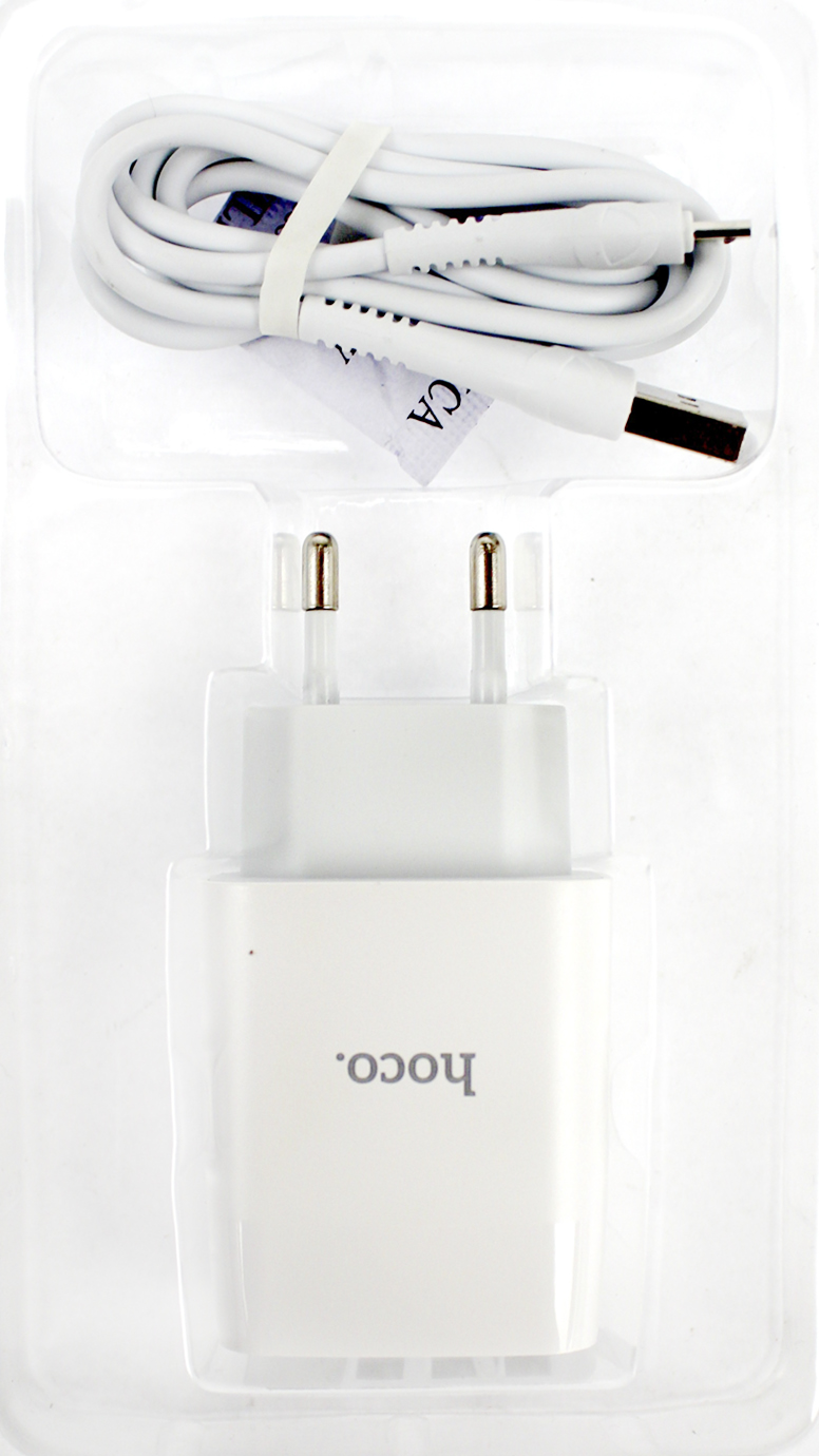 Зарядний пристрій 3USB+microUSB Digital display 3.4A швидка зарядка white