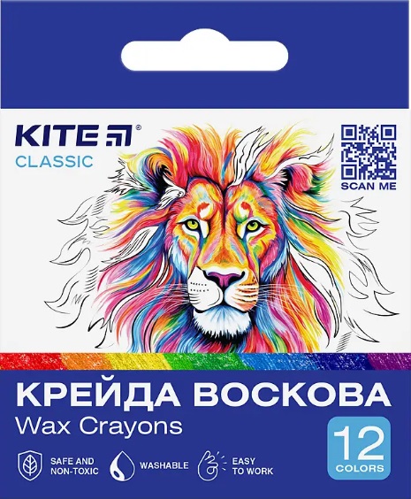 Крейда воскова 12 кольорів Classic