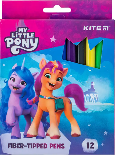 Фломастери 12 кольорів Little Pony