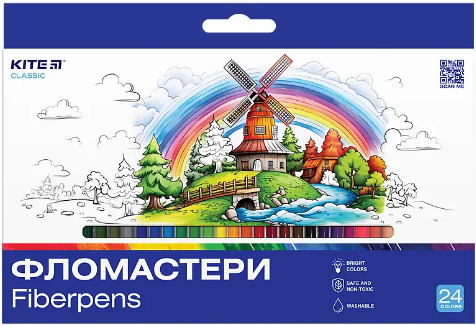 Фломастери 24 кольори Classic