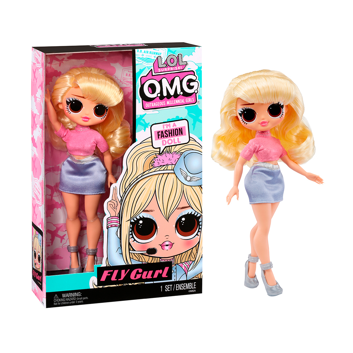 Лялька L.O.L. Surprise! серії «OPP OMG» - Стюардеса
