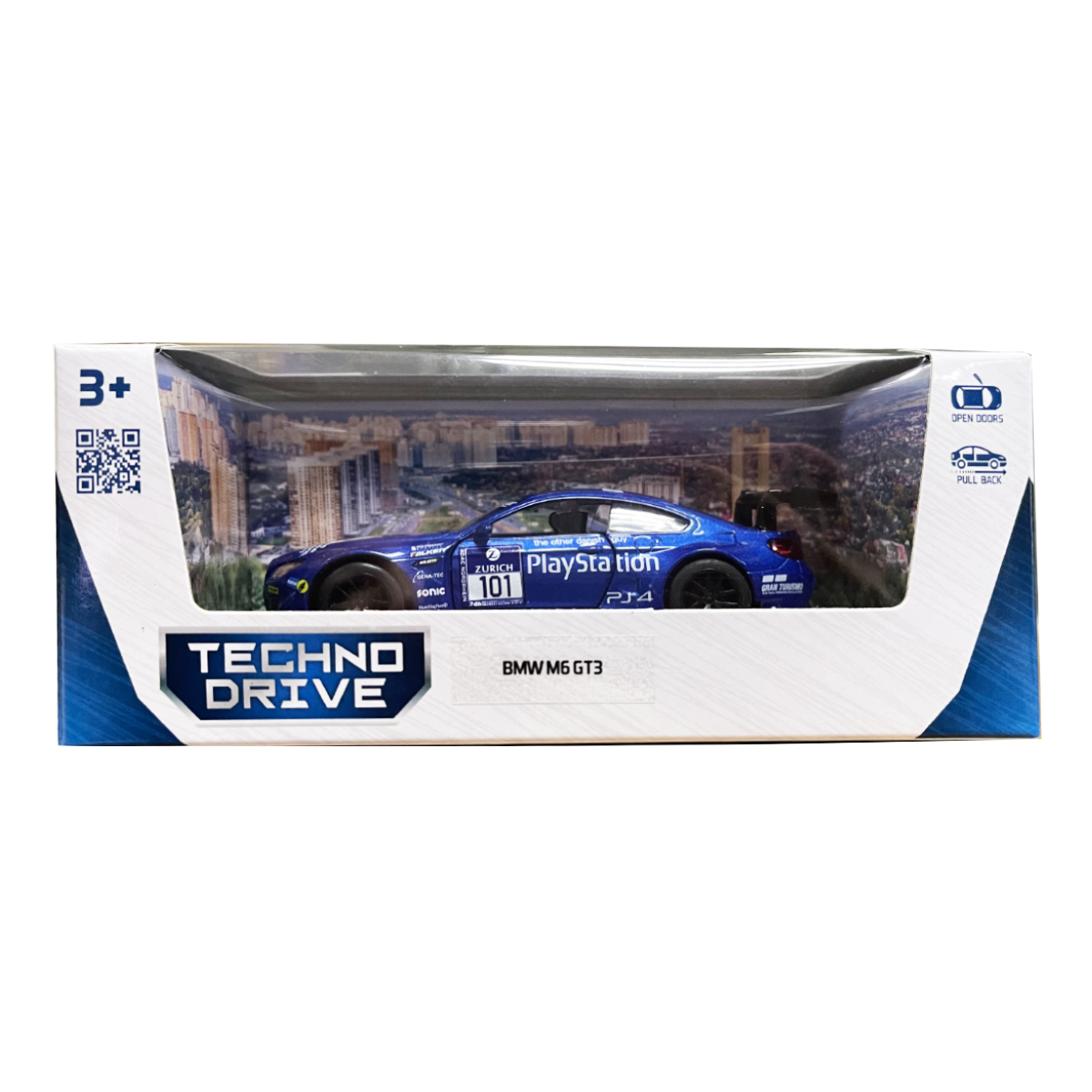 Автомодель «Technodriver» BMW M6 GT3, синя