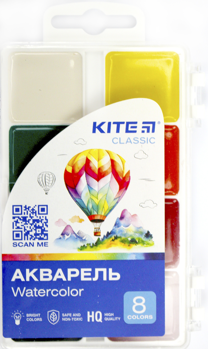 Акварель 8 кольорів «Classic»