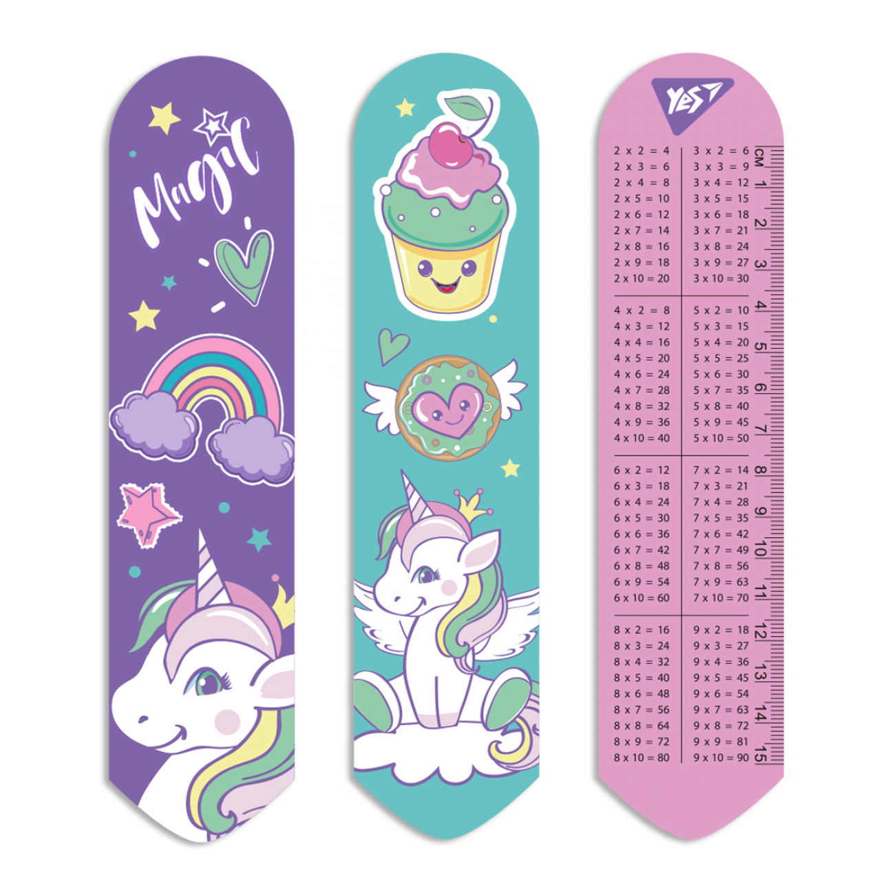 Закладка Glamour unicorn 2D