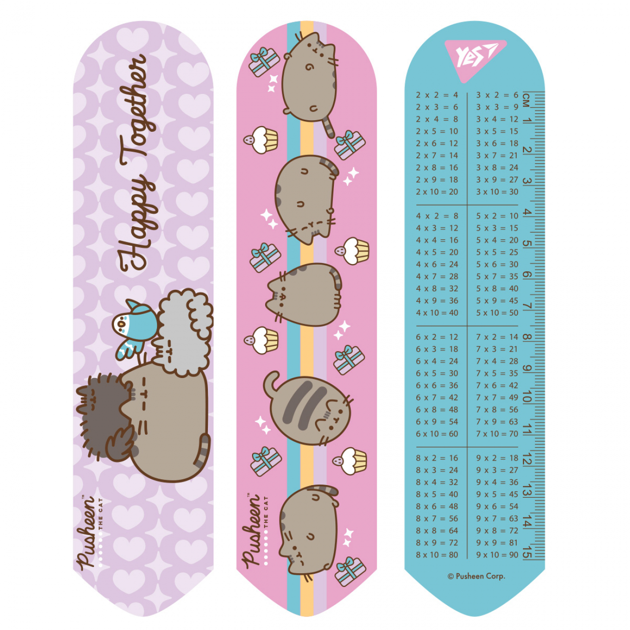 Закладка Pusheen friends 2D