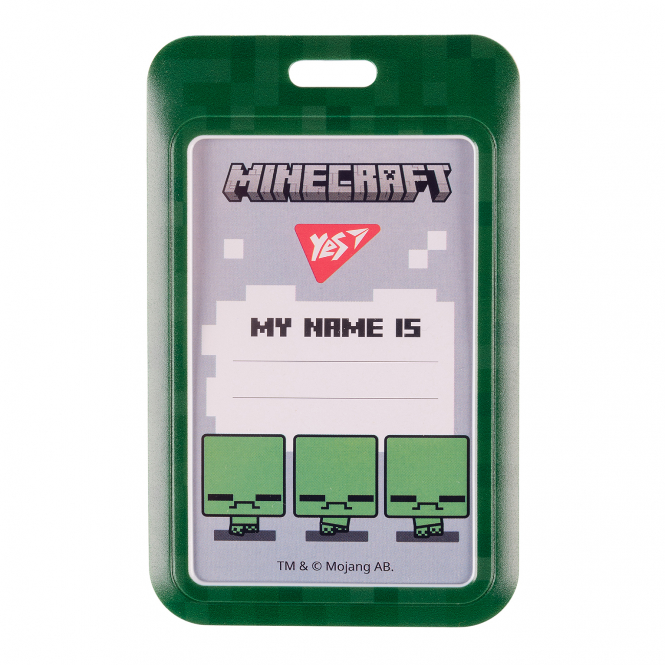 Бейдж Minecraft вертикальний, слайдер