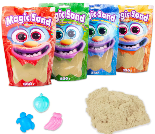 Набір для творчості «Magic sand» пісок, у кульку, 350гр