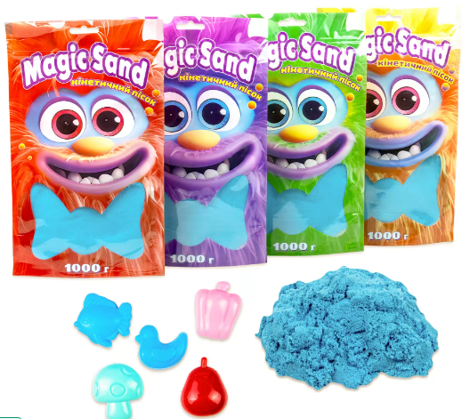 Набір для творчості «Magic sand» пісок, у кульку, 1000гр