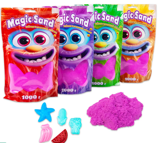 Набір для творчості «Magic sand» пісок, у кульку, 1000гр