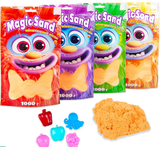 Набір для творчості «Magic sand» пісок, у кульку, 1000гр