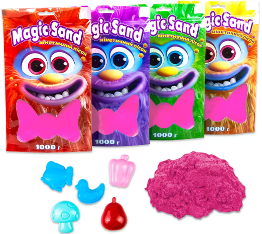 Набір для творчості «Magic sand» пісок, у кульку, 1000гр
