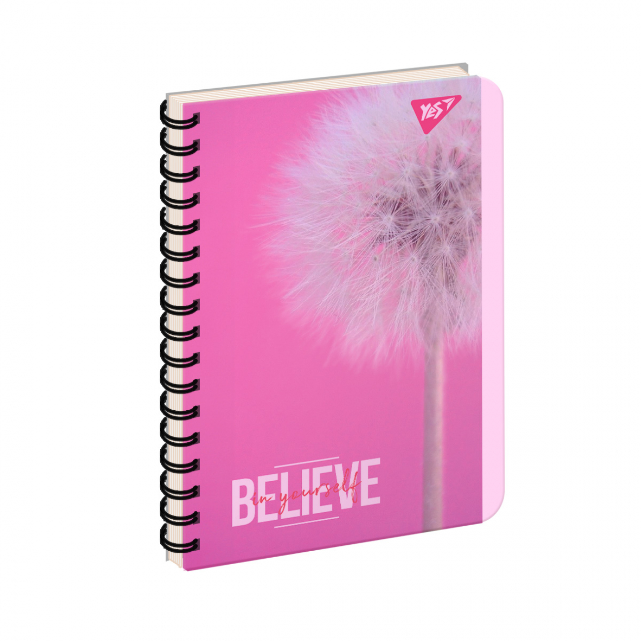 Блокнот пруж. бок. В6 144 аркуші Believe in yourself