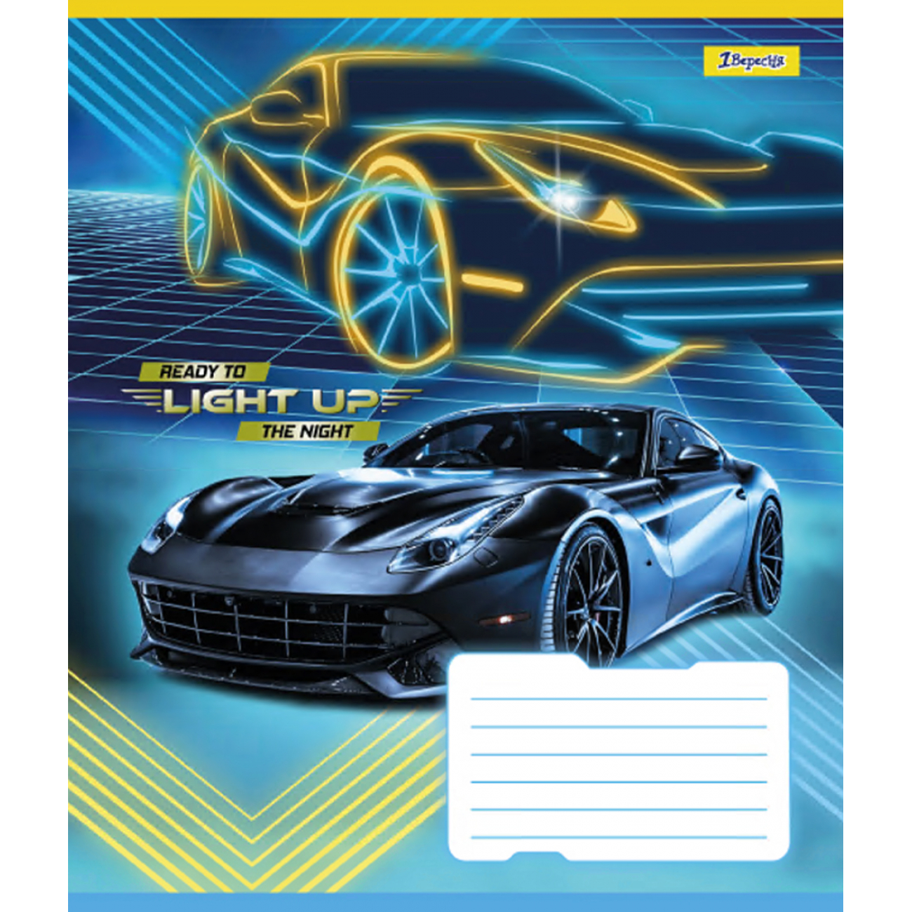 Зошит 24 аркуші лінія 1В Lights up