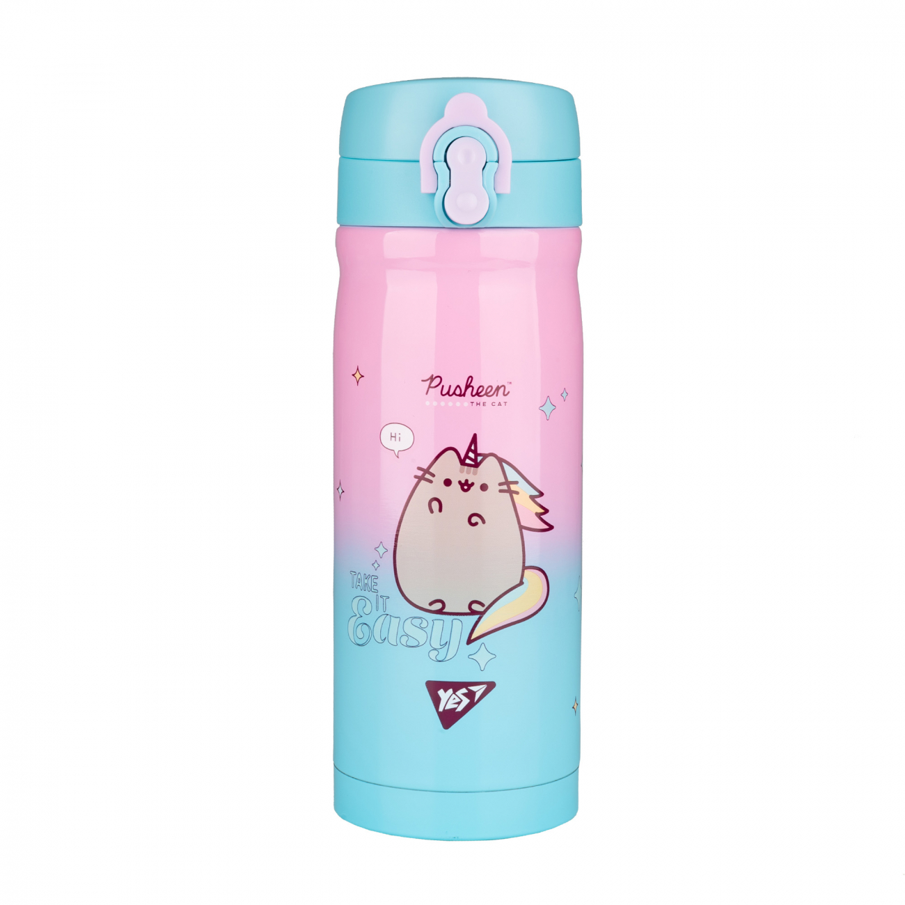Термос металевий 0,35л Pusheen