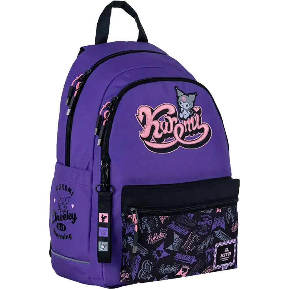 Рюкзак Education Teens Kuromi 2 відділення, 4 кишені