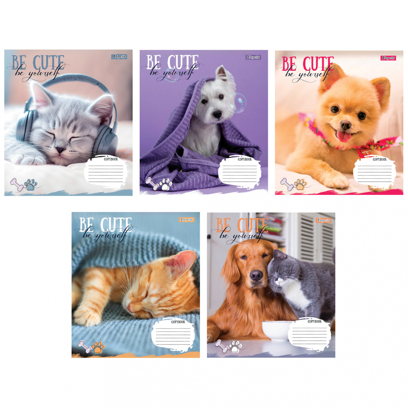 Зошит 12 аркушів лінія 1В Be cute