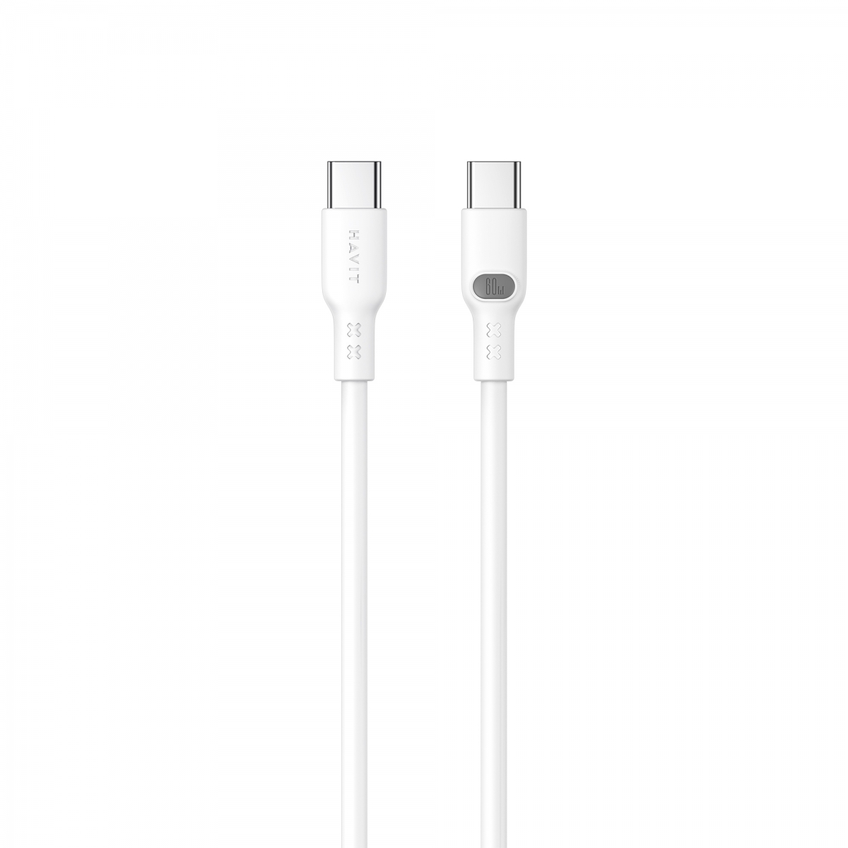 Кабель Type-C > Type C HV-CB6279 PD60W 3A 1м white