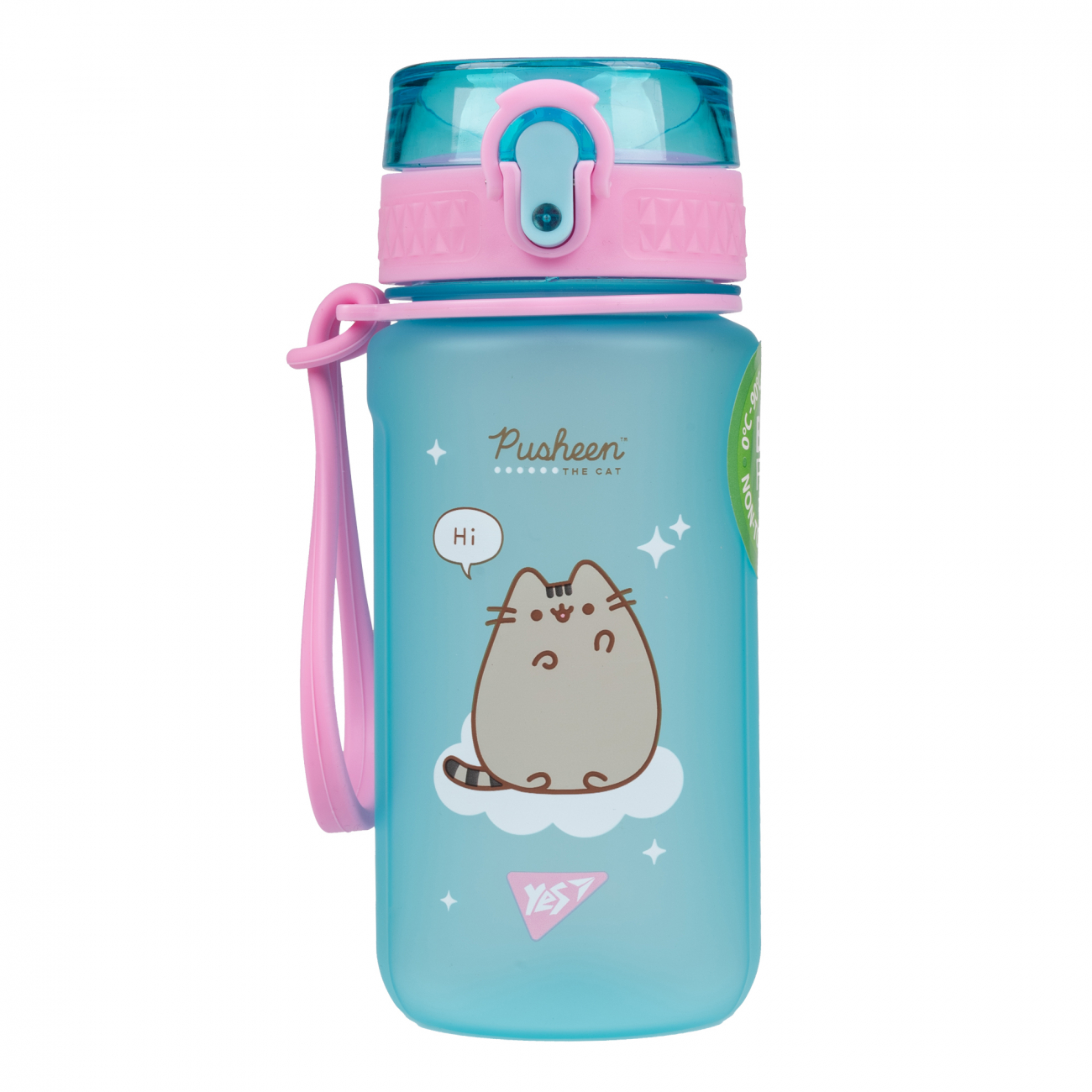 Пляшка для води пластикова 500мл Pusheen софт тач