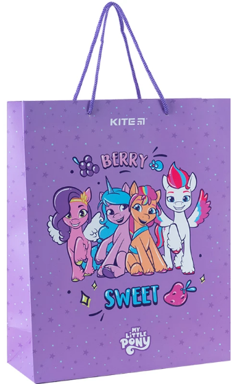 Пакет подарунковий паперовий Little Pony 26×32см