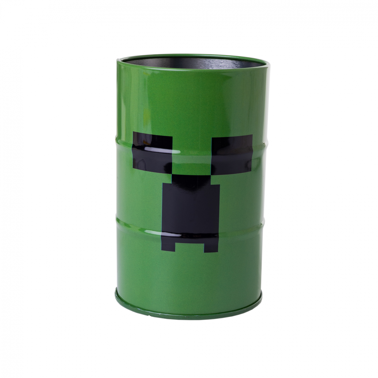 Стакан-підставка металевий «Minecraft. Creeper» бочка