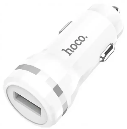 Зарядний пристрій авто швидка зарядка USB 3A white