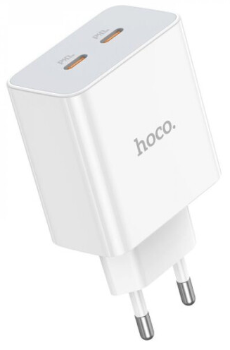 Зарядний пристрій 2USB 35W швидка зарядка white