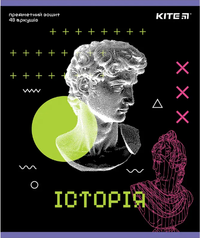 Зошит 48 аркушів клітинка Предметка-Історія УФ лак, Neo