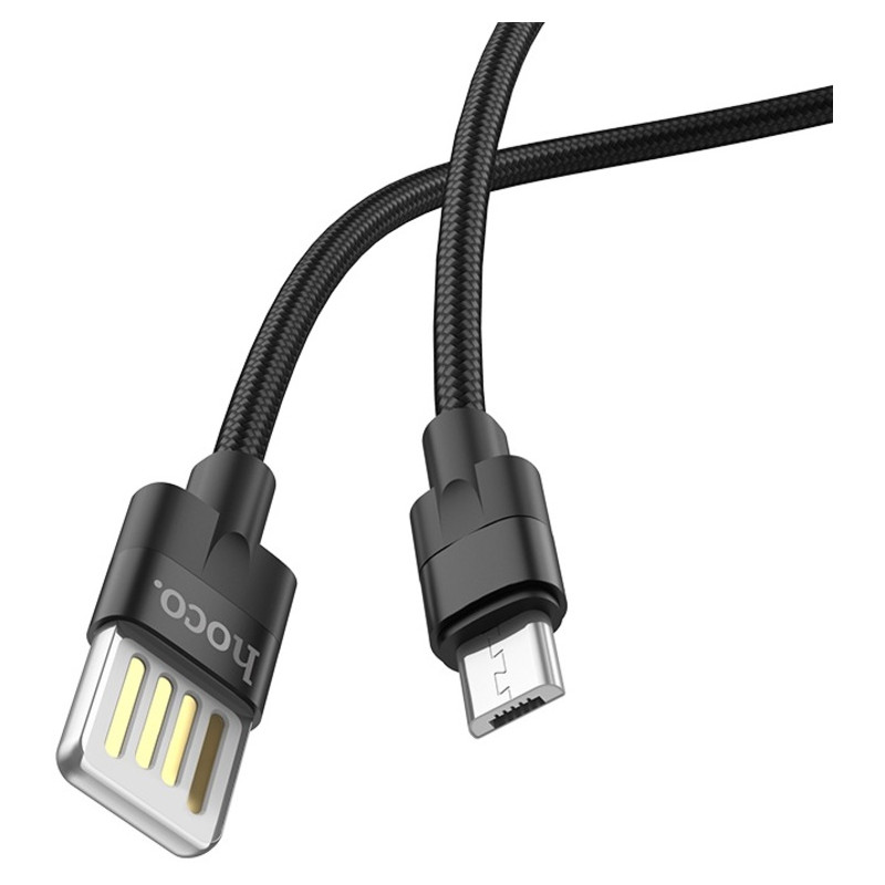 Кабель USB > Micro USB U55 1.2м 2.4A black