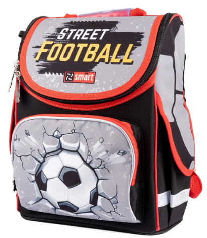 Ранець каркасний «Smart» PG-11 Football 1 відділення, 3 кишені, 34×26×14см Акція